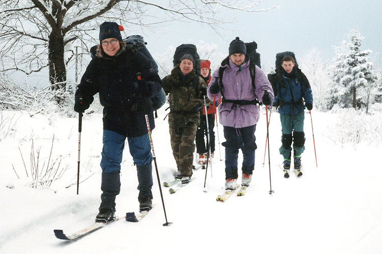 Archiwalia - Wycieczka narciarska w Beskidy Śląsko-Morawskie