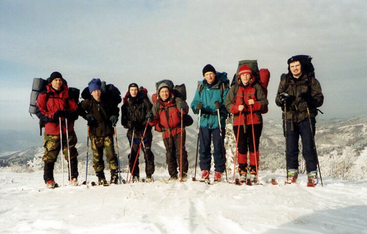 Wycieczka narciarska w Góry Czerchowskie