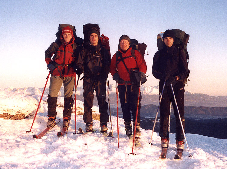 Wycieczka narciarska w Nine Tatry